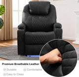 Power Recliner Chair with Heat and Massage for Adults