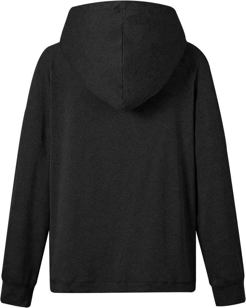 Boys Athletic Hoodie Thumb Cuffs Dry-fit UV Running Tops