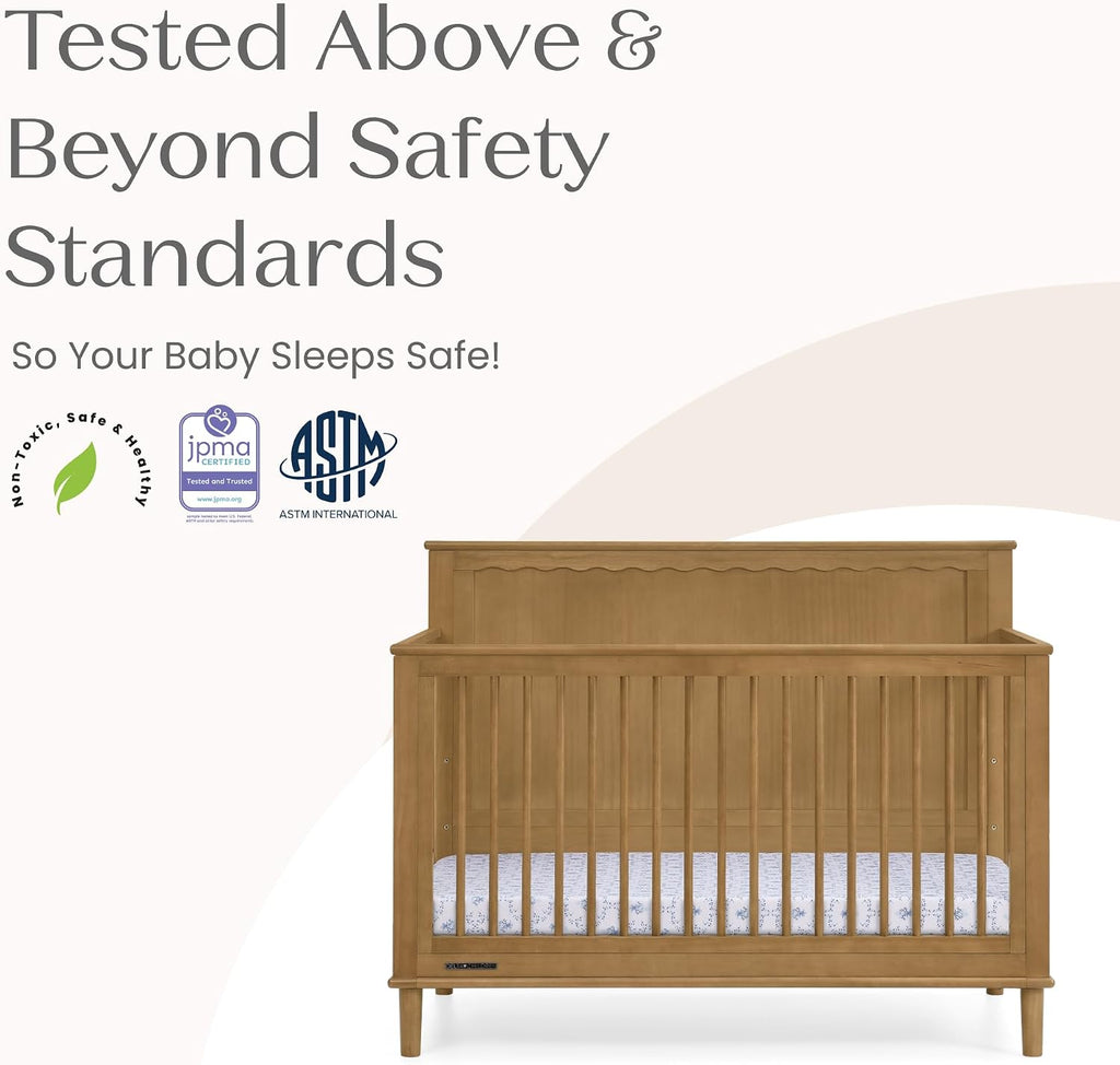 Penelope 6-in-1 Convertible Crib - Greenguard Gold Certified, Acorn