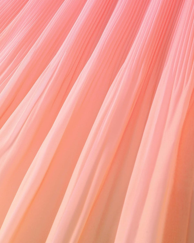 Girl Tulle Dress Summer Clothes Little Girl Ombre Halter Dress Kids Casual Sundress Toddler Princess Outfits