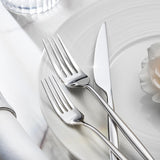 Silverware Set, 30-Piece Flatware Set Cutlery Set Premium 18/10 Stainless Steel, Tableware Include Forks Knives Spoons