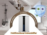95oz Home Dehumidifier, (950 sq.ft) Quiet dehumidifier for Bedroom Bathroom with Drain Hose