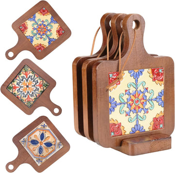 Wooden Trivets for Hot Dishes,Pot Holders,Trivets for Hot Pots and Pans
