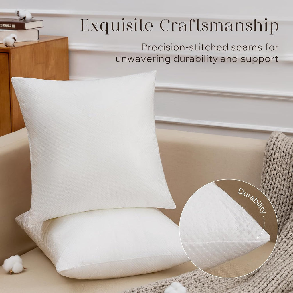 18x18 Pillow Inserts, Throw Pillow Inserts for Couch - Set of 4