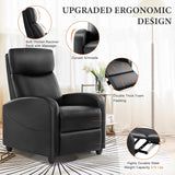 Massage Recliner Chair for Adults, Adjustable Home Theater Seating with Lumbar Support for Living Room