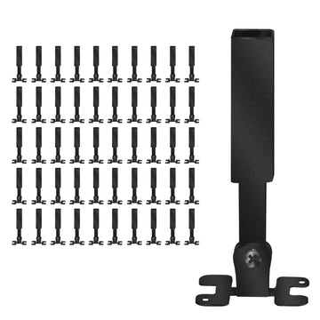 Angle Adjustable Connectors, Baluster Swivel Connectors with Screw for Installation of 1/2" Square Balusters balusters