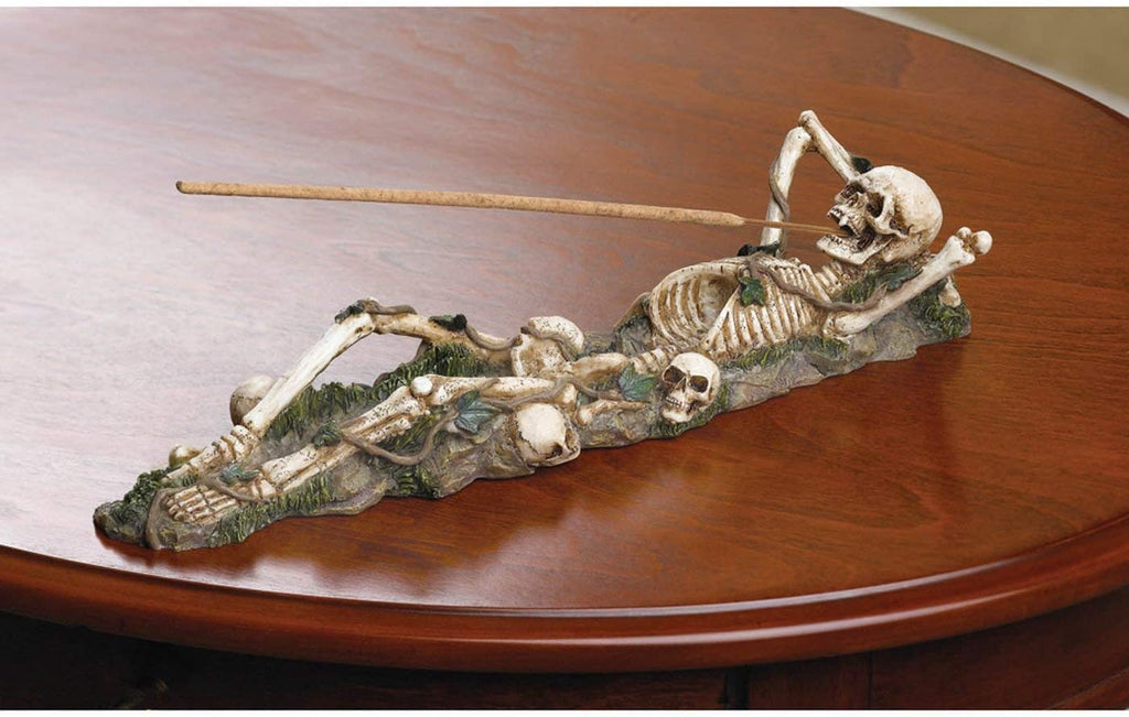 Gifts & Decor Skeleton Incense Burner Holder Collector