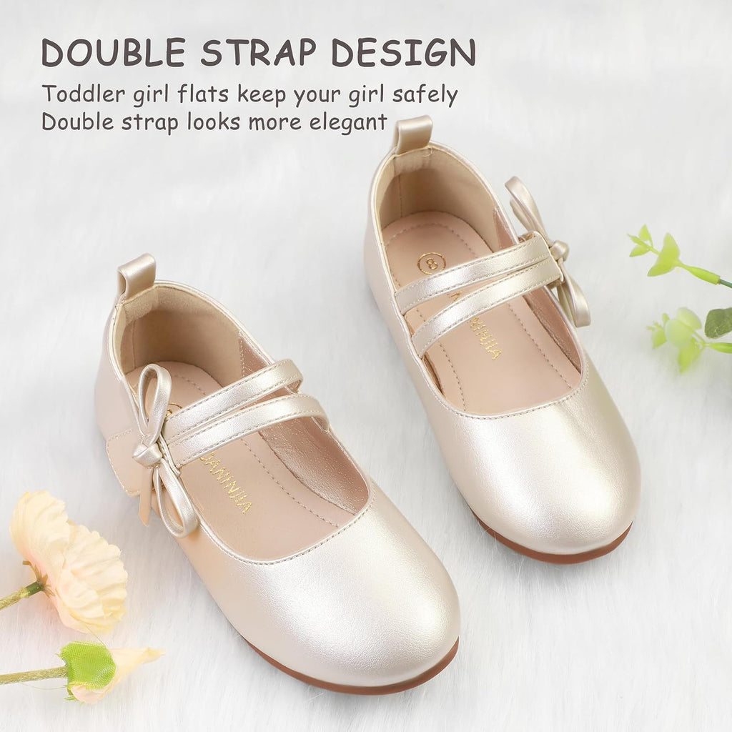 Girls Dress Shoes Kids Mary Jane Toddler Ballet Flats