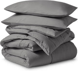Ivy Union Queen Comforter Set - Comfy, Breathable, All Season - Down Alternative Comforter & Shams