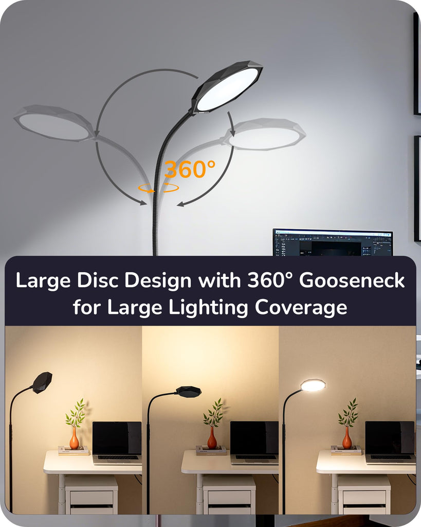 LED Floor Lamp 1300LM Super Bright Standing Lamp RGBCW