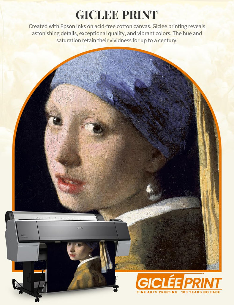Girl With a Pearl Earring Canvas Wall Art, 40x30