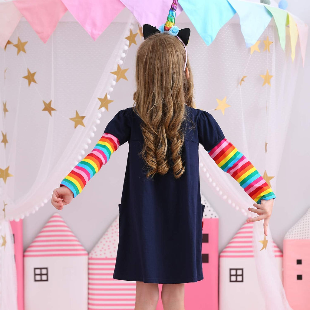 Winter Girls Dresses Toddler Girl Clothes Long Sleeve School Outfits for Kids