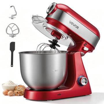 5.3 Qt Tilt Head Stand Mixer 400W Metal Electric Dough Mixer