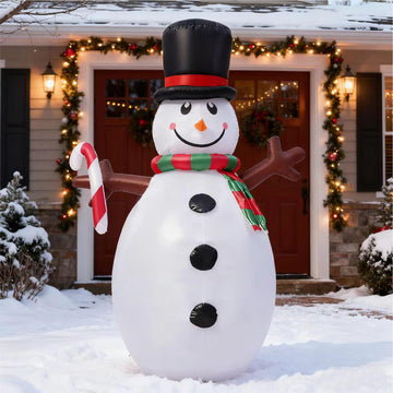 5FT Christmas Inflatables Outdoor Decoration, Snowman Inflatable Christmas Decorations Yard Decor Christmas Party