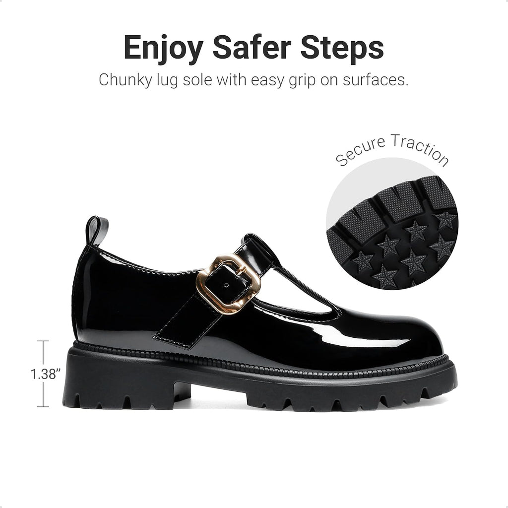 Girls School Uniform Mary Jane Shoes