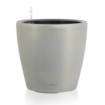 13x12 Self Watering Planter with Wheels (Grey Gold Crackle)