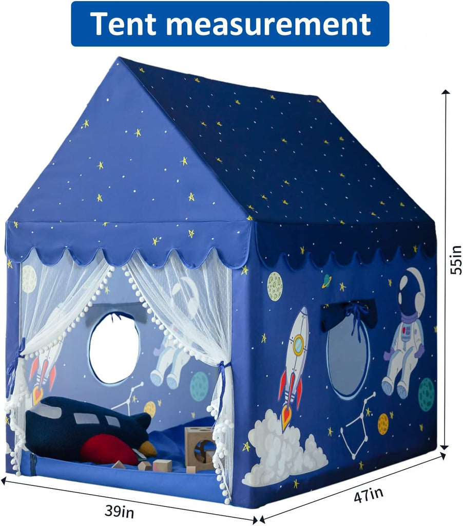 Kids Play Tent Playhouse Indoor Tents for Kids Boys Spaceship Space Rocket