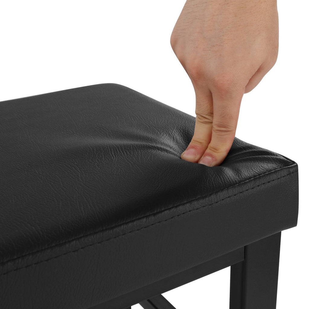 Shoe Bench, 3-Tier Storage Organizer, Foam Padded Seat