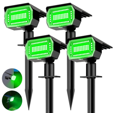 Solar Spot Lights Outdoor, Solar Powered Waterproof Spotlight