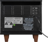 Portable Electric Fireplace Space Heater with Realistic Flame Effect for Indoor Use