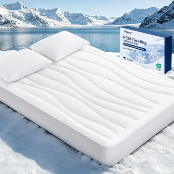 Cooling Mattress Pad King for Hot Sleepers with Arc-Chill 3.0 | PCM Cooling Mattress Topper Stay Cool All Night