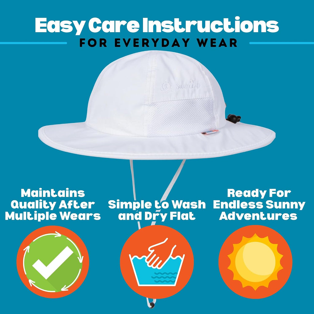 UPF 50 Kids' Wide Brim Sun Hat, Sun Protection Hat - Baby & Toddler