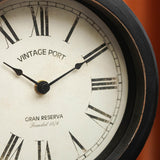 HOME Mantel Clock, Retro Desk Clock Silent-Non-Ticking Battery Operated Wooden Mantel Clock for Living Room
