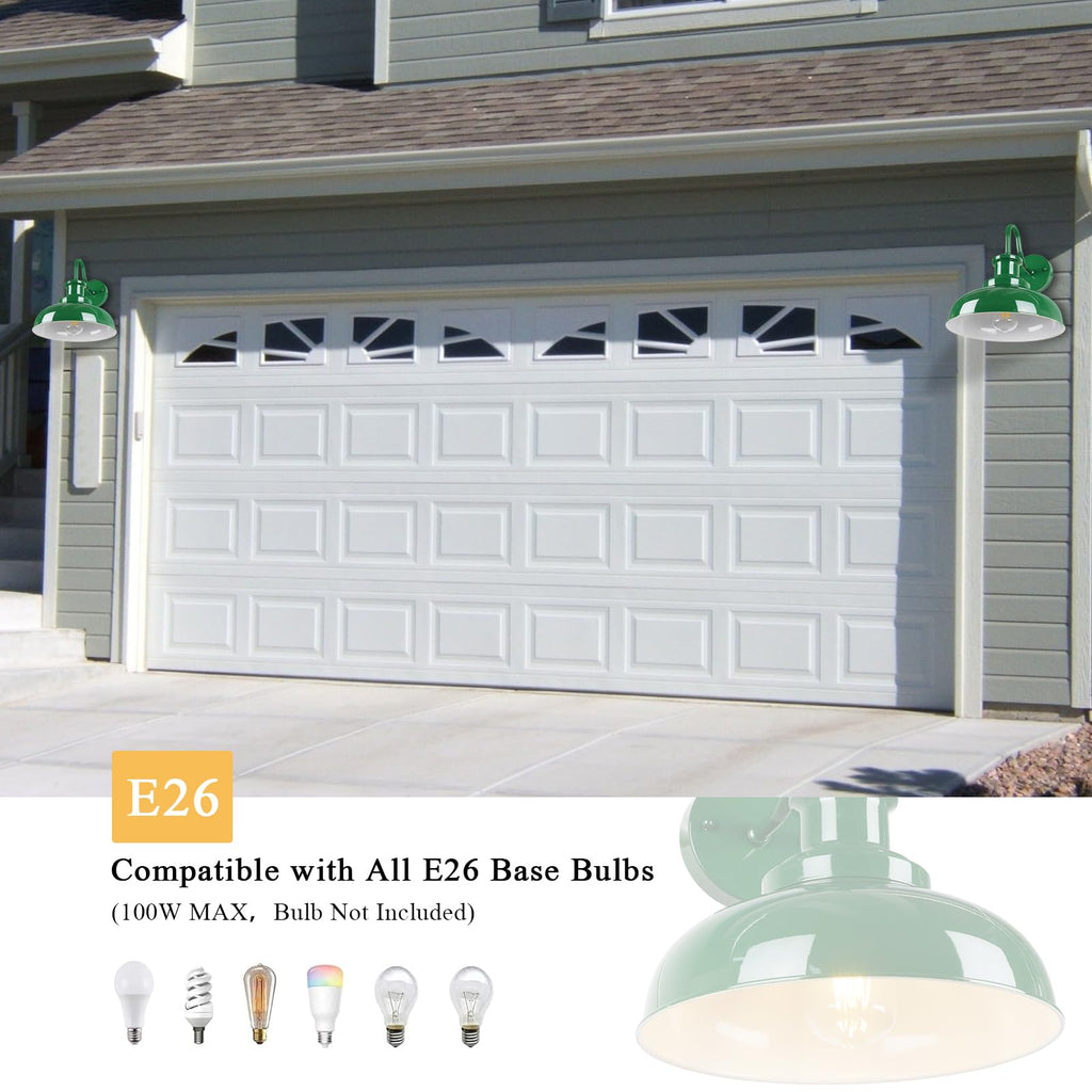 Outdoor Barn Lights - Rustic Farmhouse Exterior Mount Lights, Vintage Indoor/Outdoor Wall Lighting Fixtures