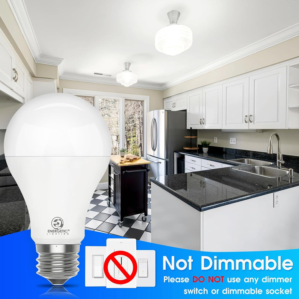 Super Bright Light Bulb 150 Watt Equivalent A21 LED Light Bulb, Daylight 5000K, E26 Base, 2600 High Lumens LED Bulb