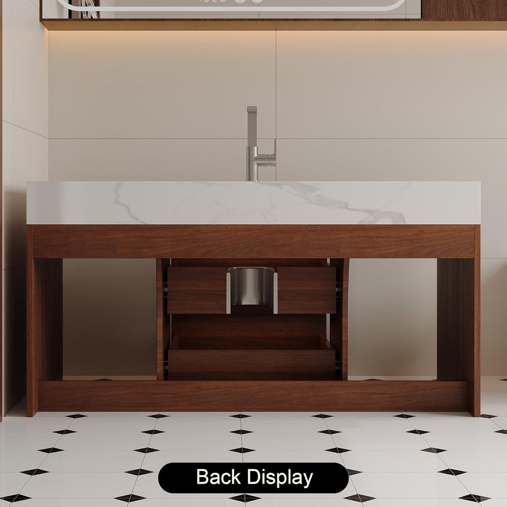 40" Floating Bathroom Vanity with Ceramic Sink