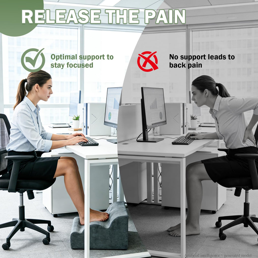 Foot Rest for Under Desk - 3-Layer Multi-Functional Foot Stool