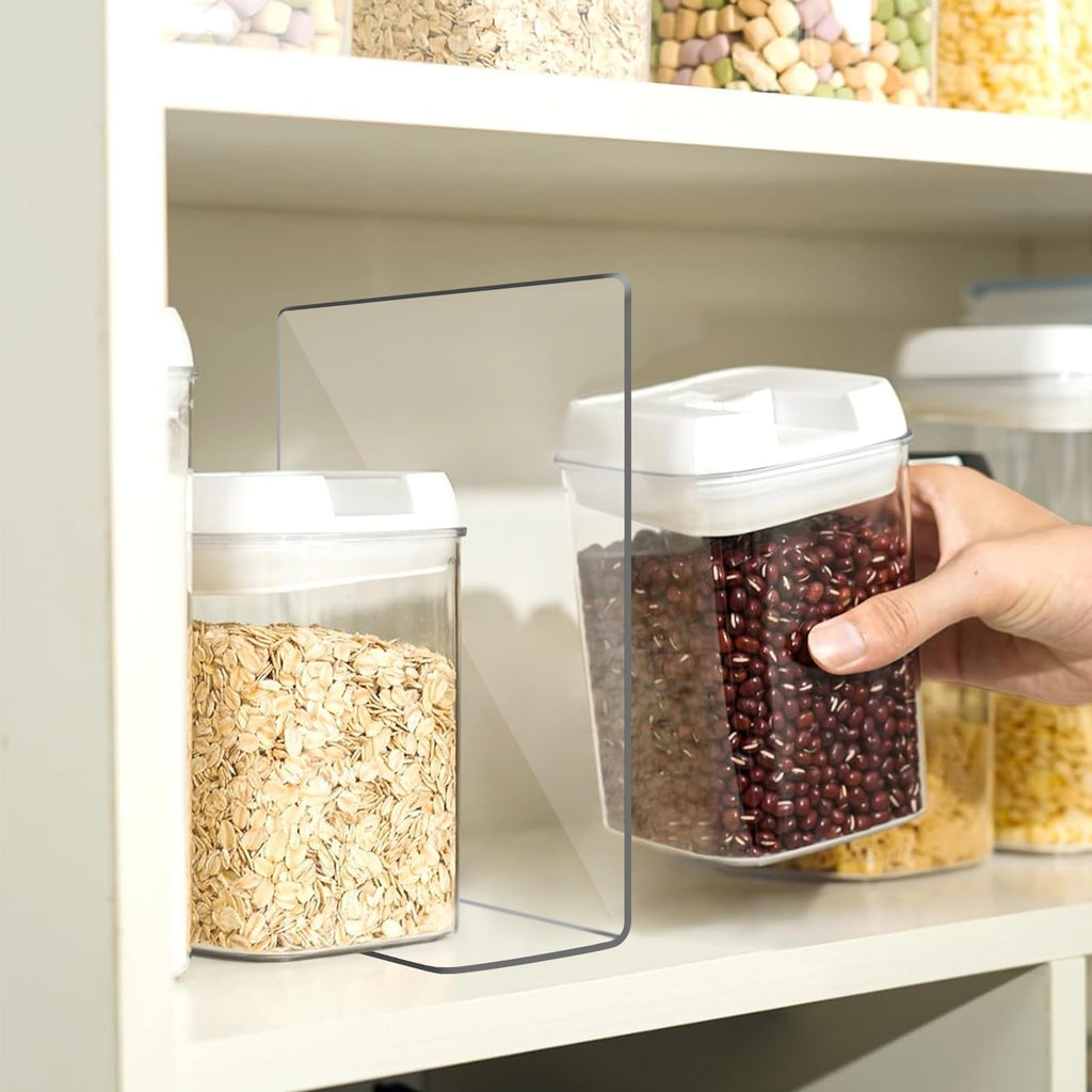 Shelf Dividers for Closet Organization: 12 Pack Durable Clear Acrylic Divider Organizer for Shelves - Vertical