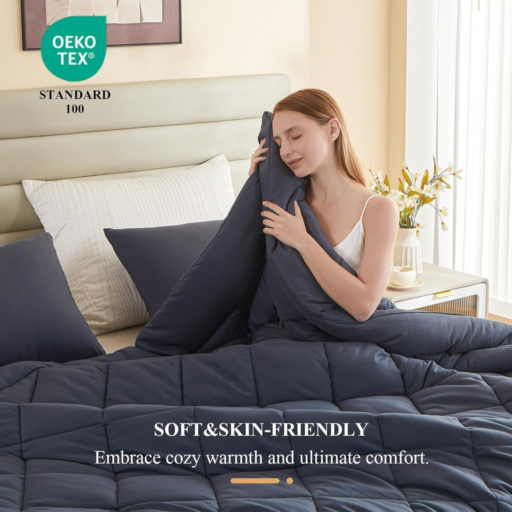 128x120 Oversized King Comforter, Extra Large King Size Comforter Oversized, All Season Soft Lightweight Quilt Down