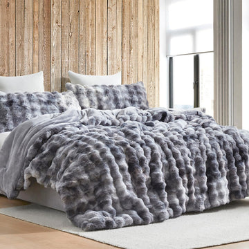 Beary Soft - Coma Inducer Alaskan King Comforter Set - Glacier Black Bear | Experience Coma Worthy Sleep with Cozy