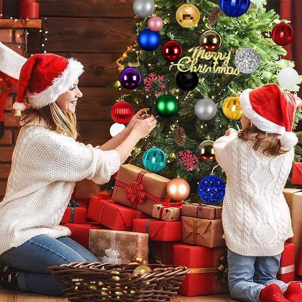 Extra Large Size Outdoor Christmas Ornaments, Oversized Huge Big Shatterproof Xmas Christmas Plastic Balls for