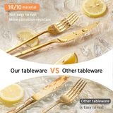 Silverware Set, Flatware Set Cutlery Set Premium 18/10 Stainless Steel