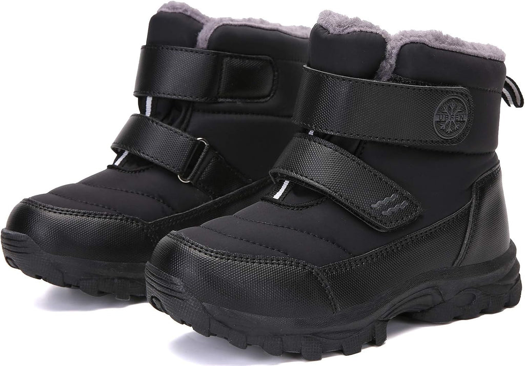 Kids Snow Boots Water-Repellent Warm Winter Shoes for Boys and Girls