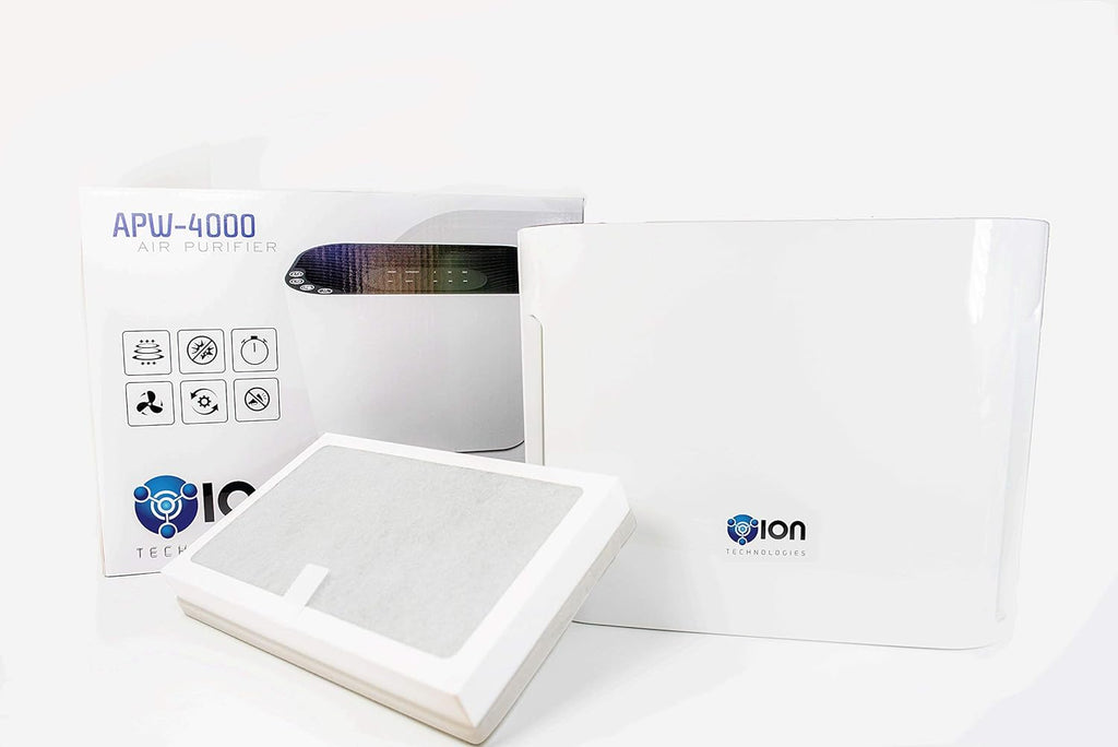 4-in-1 True HEPA Air Purifier 3 Speeds Plus UV-C Sanitizer (White)