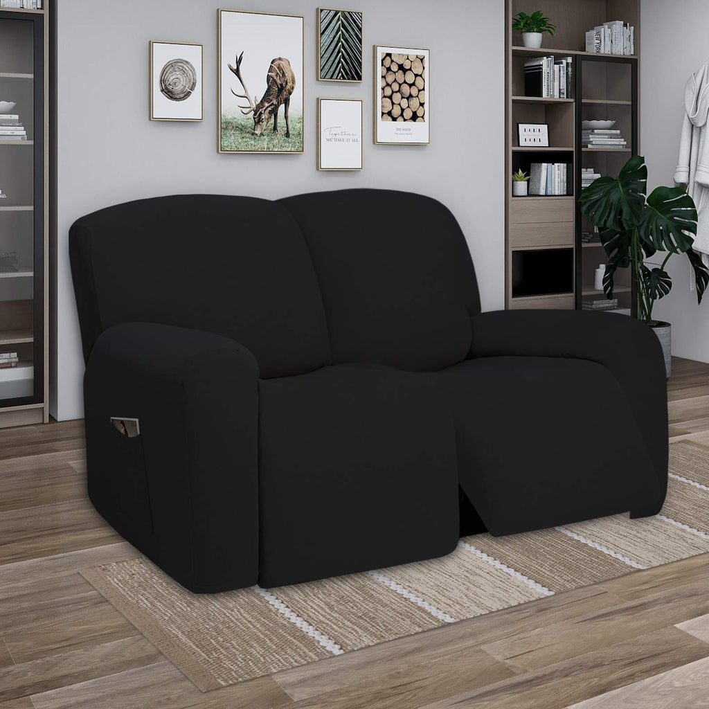 Super Stretch Loveseat Recliner Sofa Couch Cover with Pocket