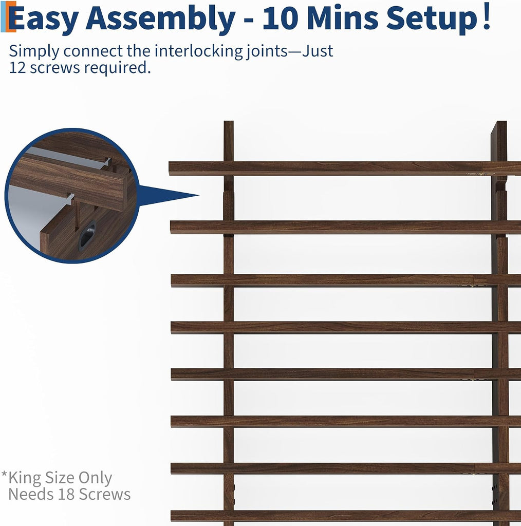 Japanese Platform Bed Frame detail