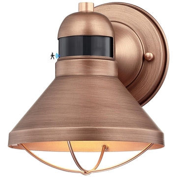 Motion Sensor Outdoor LED Barn Light Dusk to Dawn Exterior Wall Lantern