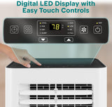 Small Air Conditioner Portable 8,000 BTU with Built-in Dehumidifier - Portable AC unit for rooms up to 350 sq ft