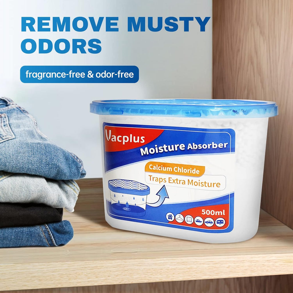 Moisture Absorbers - Dehumidifiers for Closet, Efficient Humidity Absorber Boxes Collect Excess Moisture for Bathroom