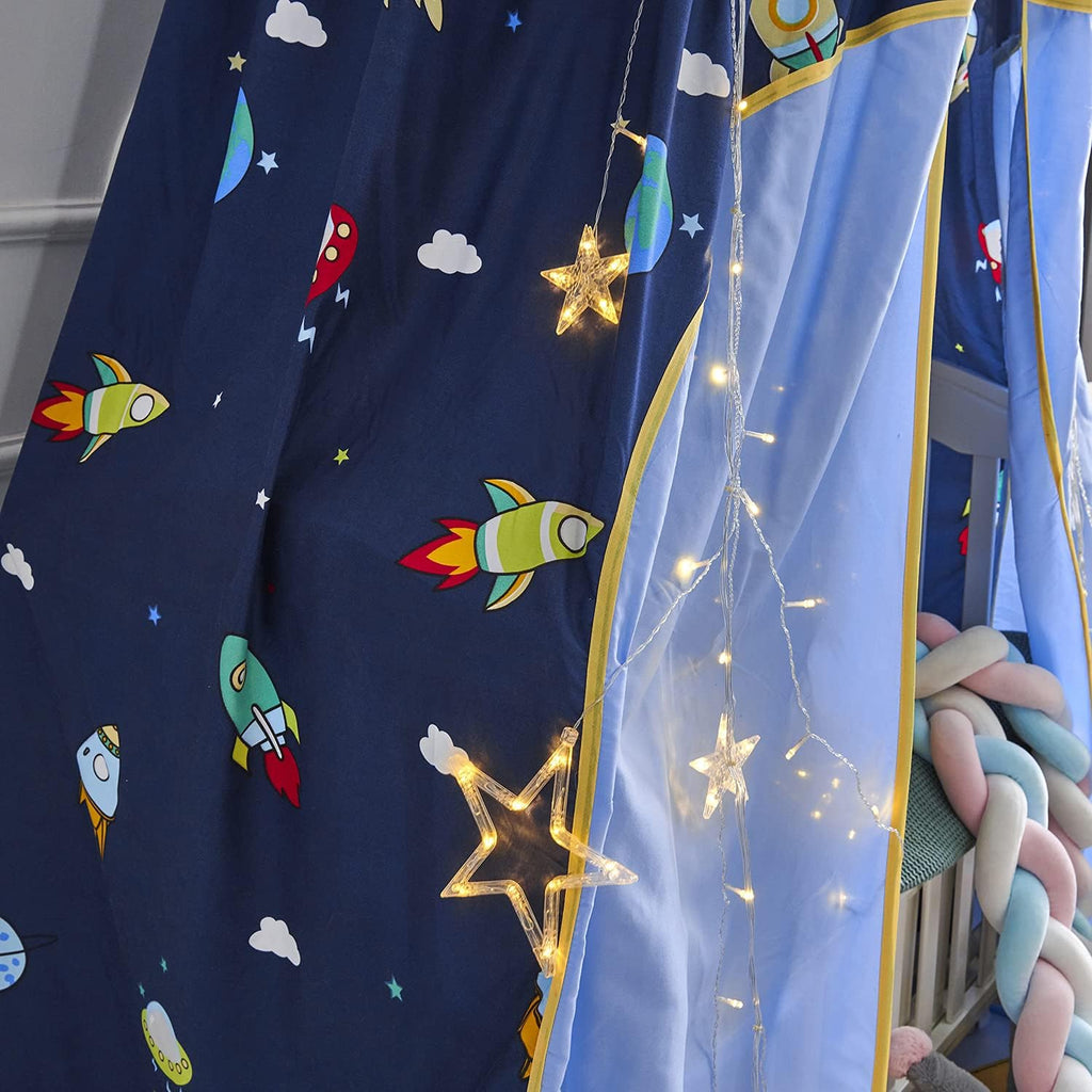 Galaxy Bed Canopy Play Tent Mosquito Net,Lovely Castle Hanging House Decoration Reading Nook for Girls Boys