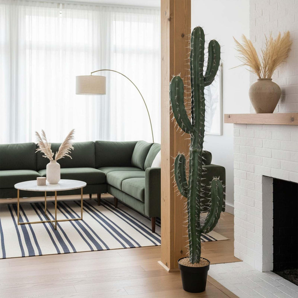 Artificial Cactus Fake Cacti 62" Faux Potted Cactus Plants Store Office Decoration