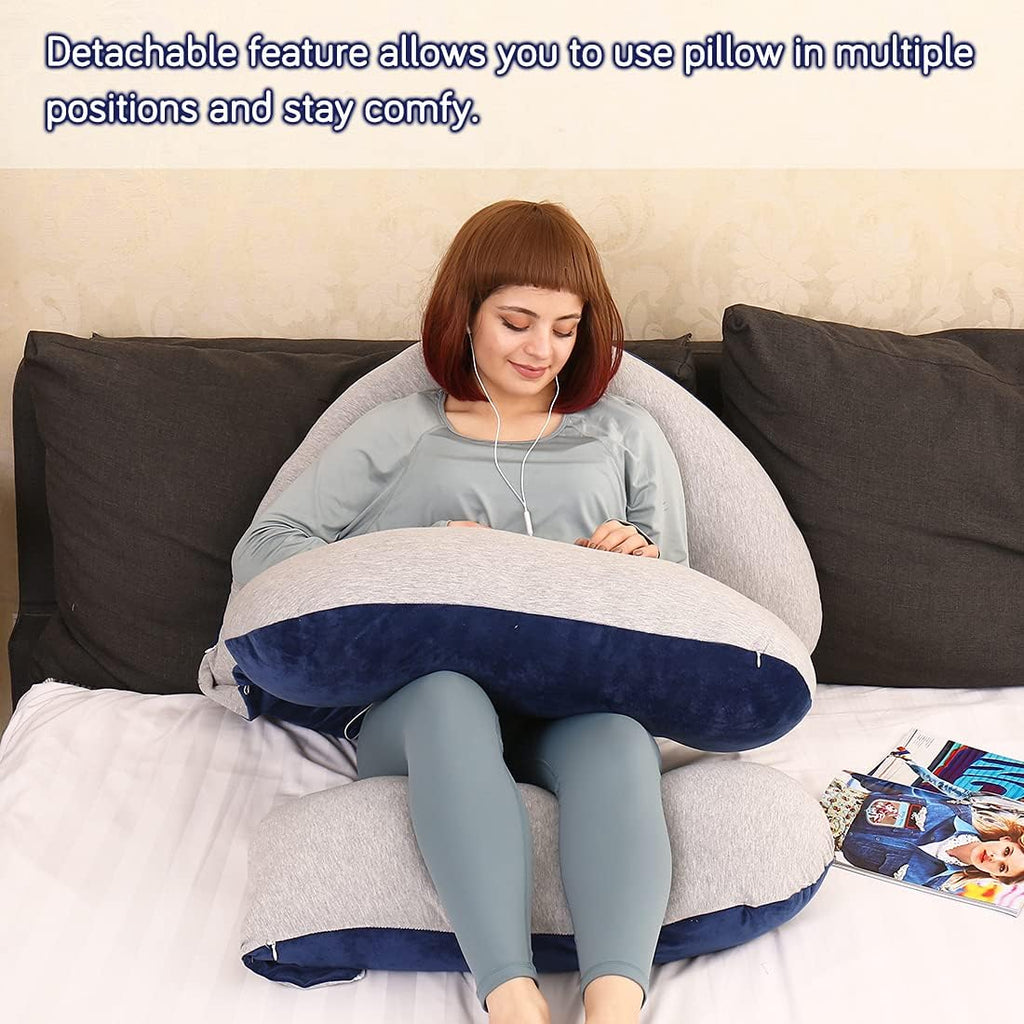 60 inch Pregnancy Pillow, Detachable U Shape Full Body Pillow for Maternity Support, Sleeping Pillow for Pregnant