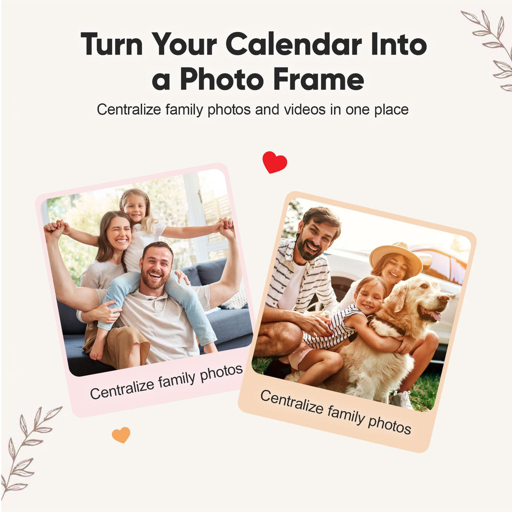 Digital Calendar 15.6 inch WiFi Calendar & Chore Chart, 1080P Interactive Touchscreen Electronic Calendar for Family