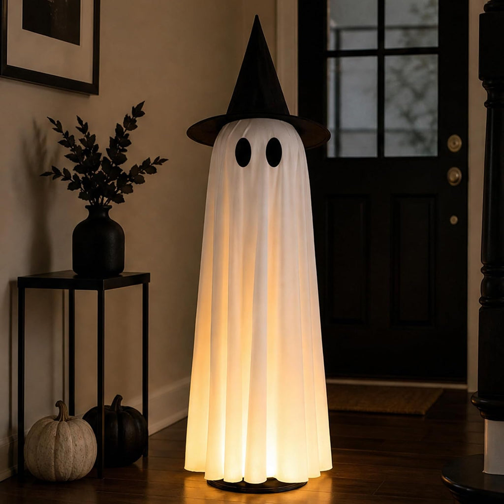 Halloween Decoration Indoor 46.5" Lighted Animated Floating Ghost
