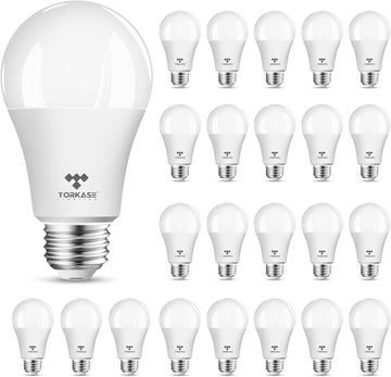 A19 LED Light Bulbs 100 Watt Equivalent, 13 Watt Bright Standard LED Bulbs Non-Dimmable,E26 Screw Base, 5000K Natural