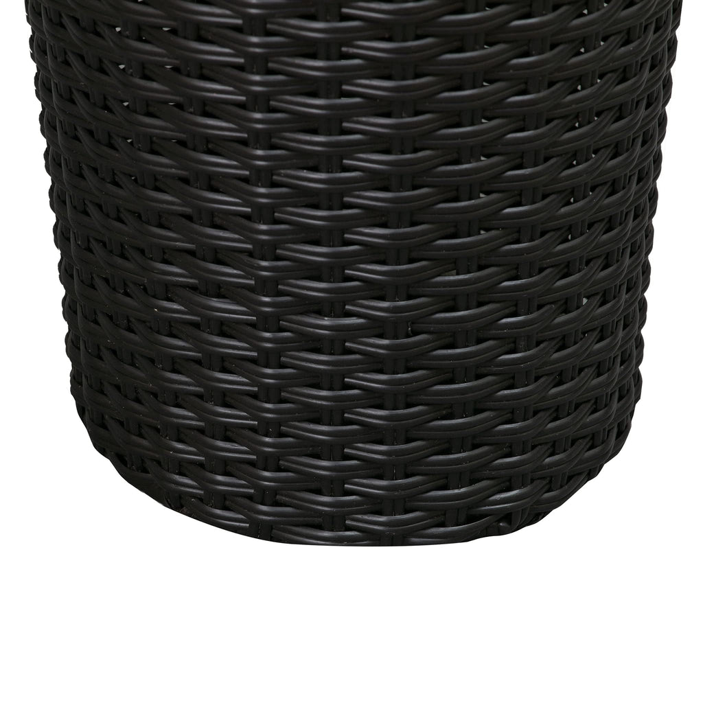 Noah Round Wicker Planter Tall Planter Decor Box for Adaptable Outdoor Furnishings All Weather Versatile Perfect